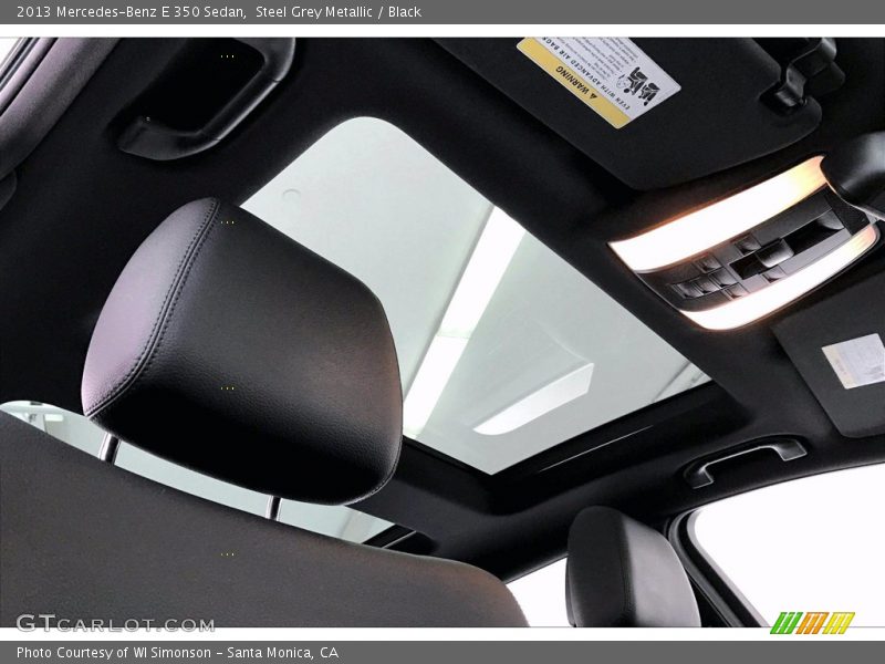 Steel Grey Metallic / Black 2013 Mercedes-Benz E 350 Sedan