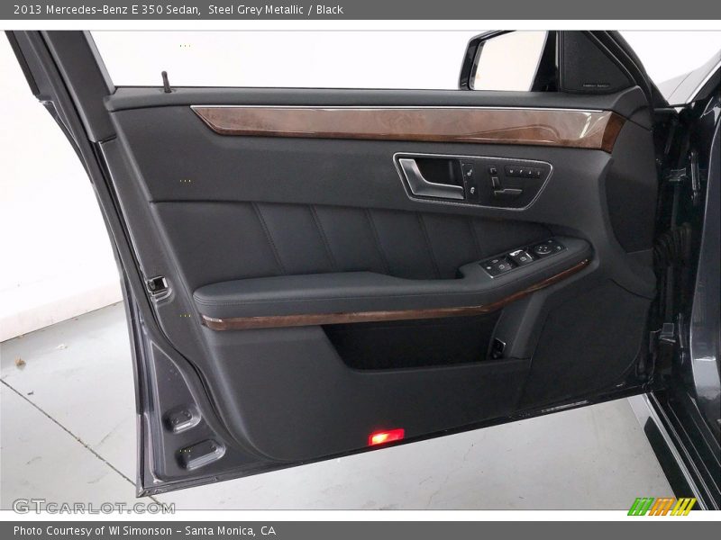 Steel Grey Metallic / Black 2013 Mercedes-Benz E 350 Sedan