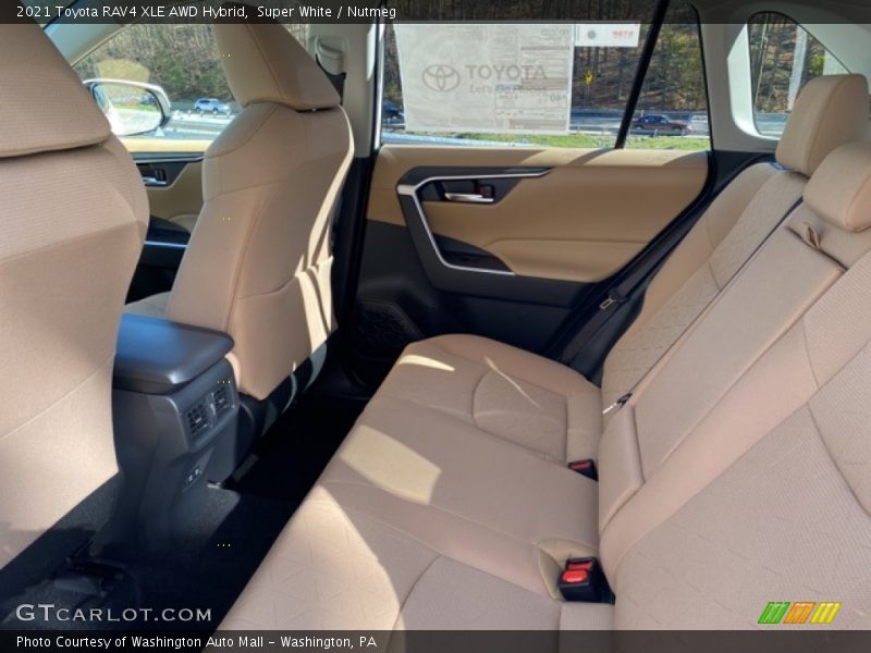 Super White / Nutmeg 2021 Toyota RAV4 XLE AWD Hybrid