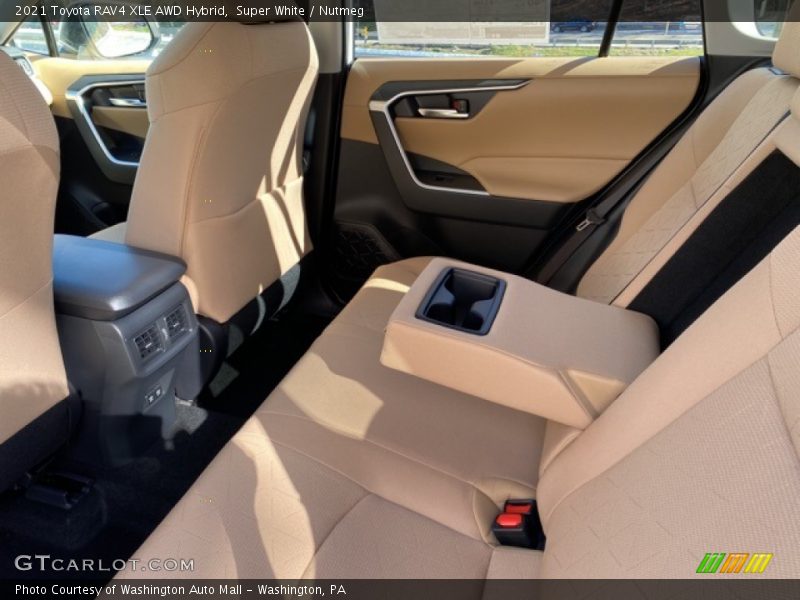 Super White / Nutmeg 2021 Toyota RAV4 XLE AWD Hybrid