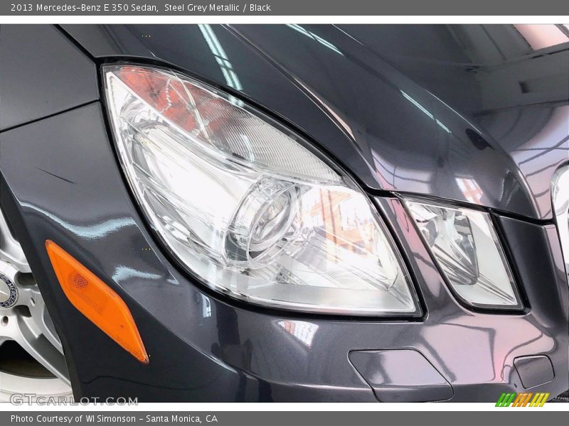 Steel Grey Metallic / Black 2013 Mercedes-Benz E 350 Sedan
