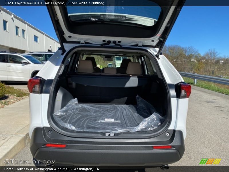 Super White / Nutmeg 2021 Toyota RAV4 XLE AWD Hybrid