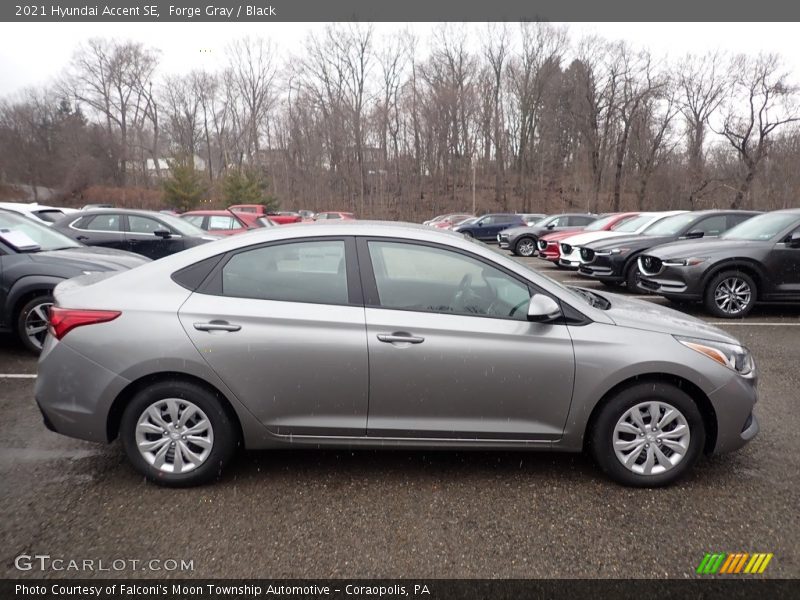 Forge Gray / Black 2021 Hyundai Accent SE