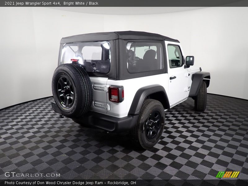 Bright White / Black 2021 Jeep Wrangler Sport 4x4