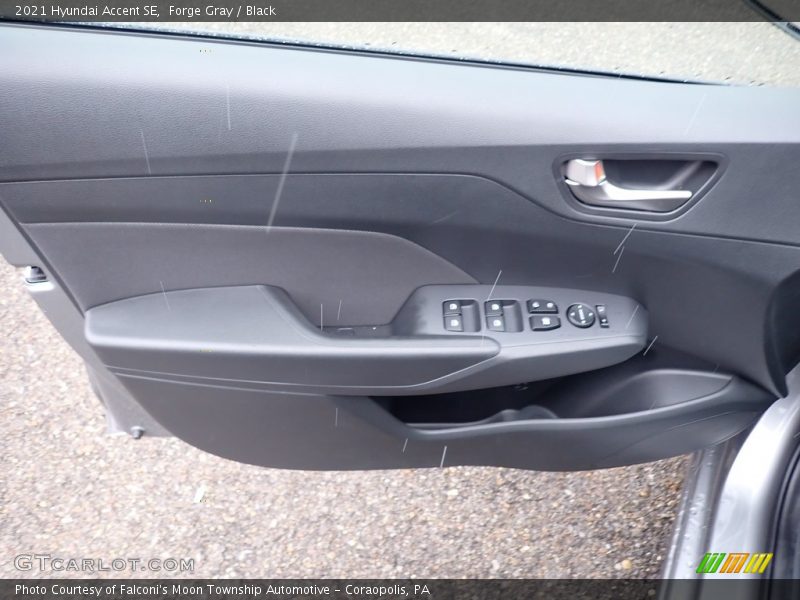 Forge Gray / Black 2021 Hyundai Accent SE