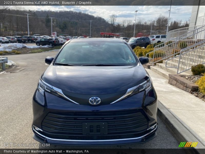 Blueprint / Graphite 2021 Toyota Sienna XLE AWD Hybrid