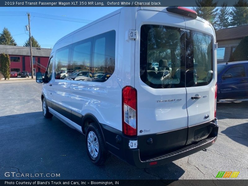 Oxford White / Charcoal black 2019 Ford Transit Passenger Wagon XLT 350 MR Long