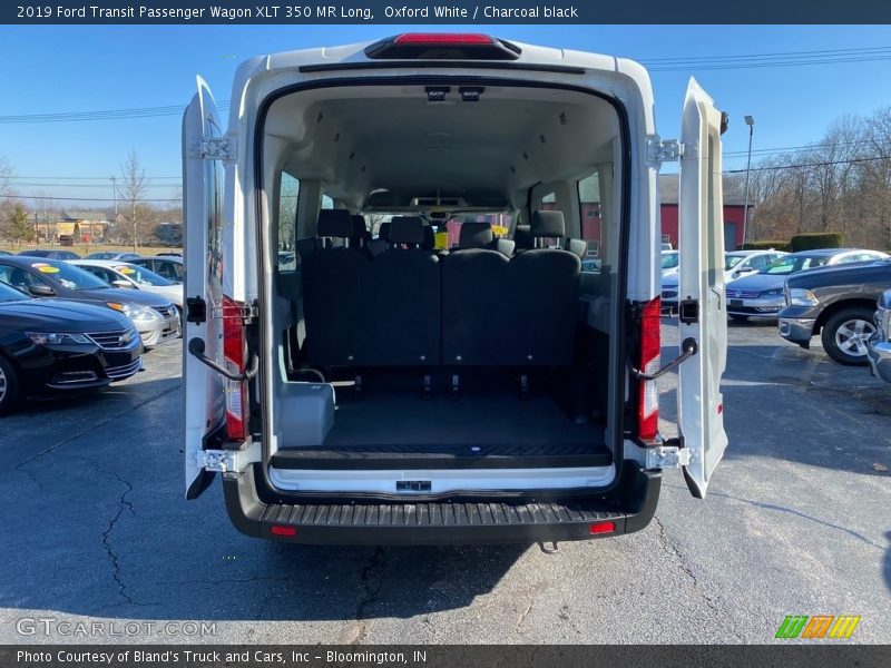Oxford White / Charcoal black 2019 Ford Transit Passenger Wagon XLT 350 MR Long