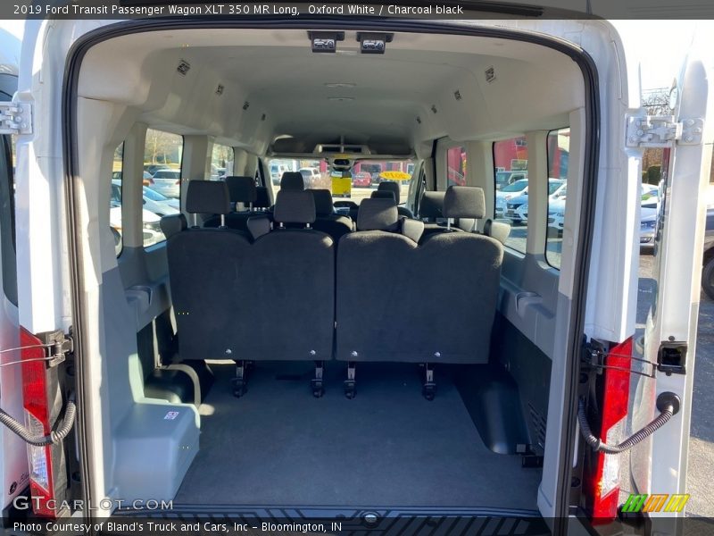 Oxford White / Charcoal black 2019 Ford Transit Passenger Wagon XLT 350 MR Long