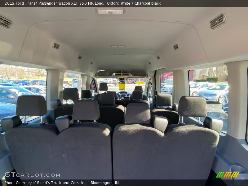 Oxford White / Charcoal black 2019 Ford Transit Passenger Wagon XLT 350 MR Long