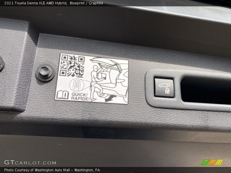 Blueprint / Graphite 2021 Toyota Sienna XLE AWD Hybrid