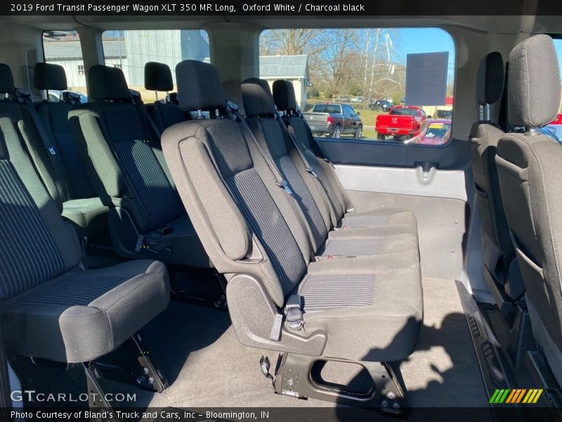 Oxford White / Charcoal black 2019 Ford Transit Passenger Wagon XLT 350 MR Long