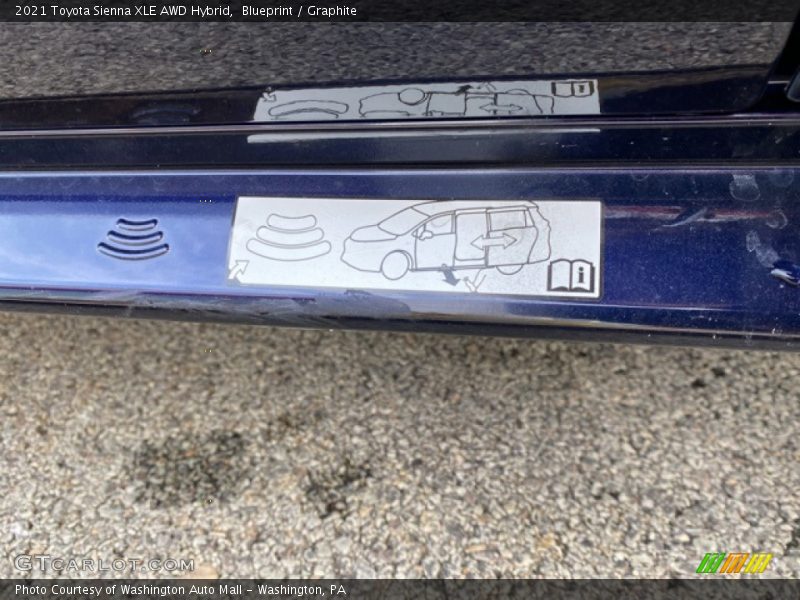 Blueprint / Graphite 2021 Toyota Sienna XLE AWD Hybrid