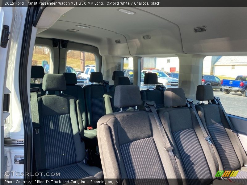 Oxford White / Charcoal black 2019 Ford Transit Passenger Wagon XLT 350 MR Long