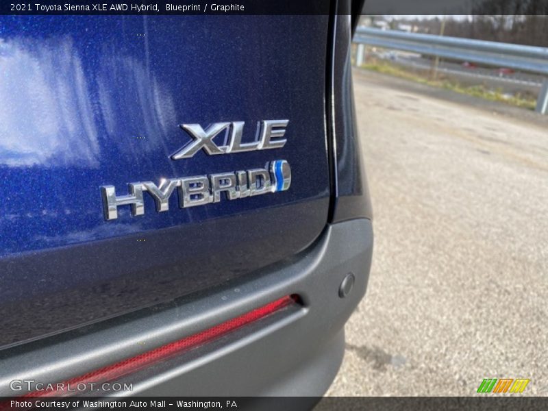 Blueprint / Graphite 2021 Toyota Sienna XLE AWD Hybrid