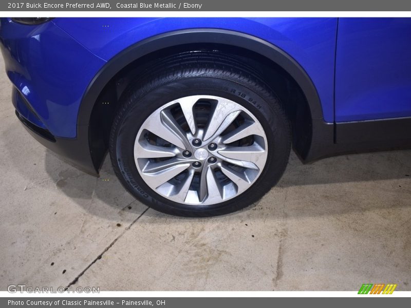 Coastal Blue Metallic / Ebony 2017 Buick Encore Preferred AWD