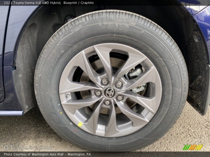 Blueprint / Graphite 2021 Toyota Sienna XLE AWD Hybrid