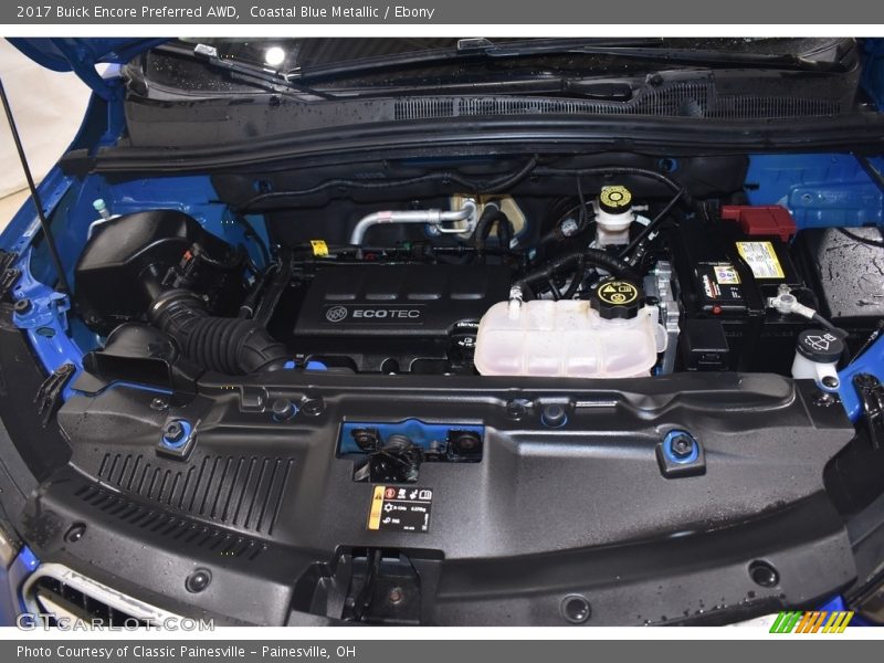 Coastal Blue Metallic / Ebony 2017 Buick Encore Preferred AWD