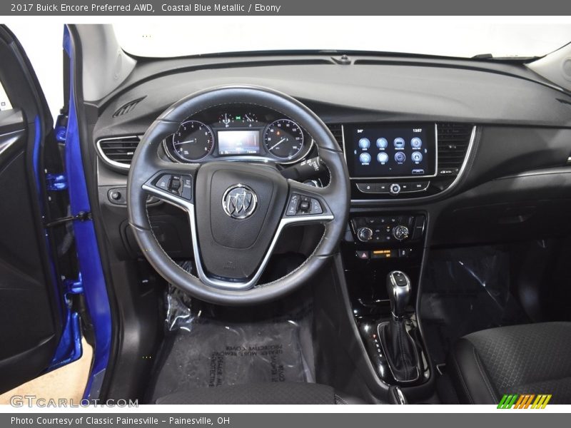 Coastal Blue Metallic / Ebony 2017 Buick Encore Preferred AWD