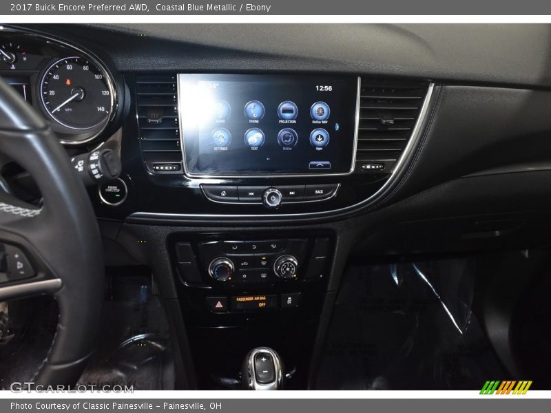 Coastal Blue Metallic / Ebony 2017 Buick Encore Preferred AWD