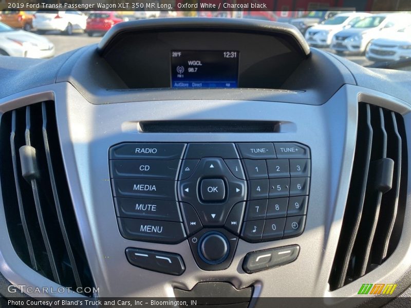 Oxford White / Charcoal black 2019 Ford Transit Passenger Wagon XLT 350 MR Long