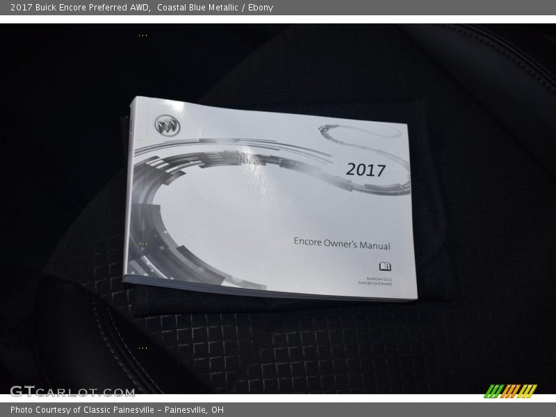 Coastal Blue Metallic / Ebony 2017 Buick Encore Preferred AWD