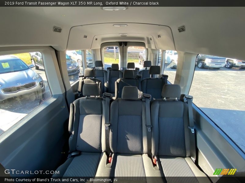 Oxford White / Charcoal black 2019 Ford Transit Passenger Wagon XLT 350 MR Long