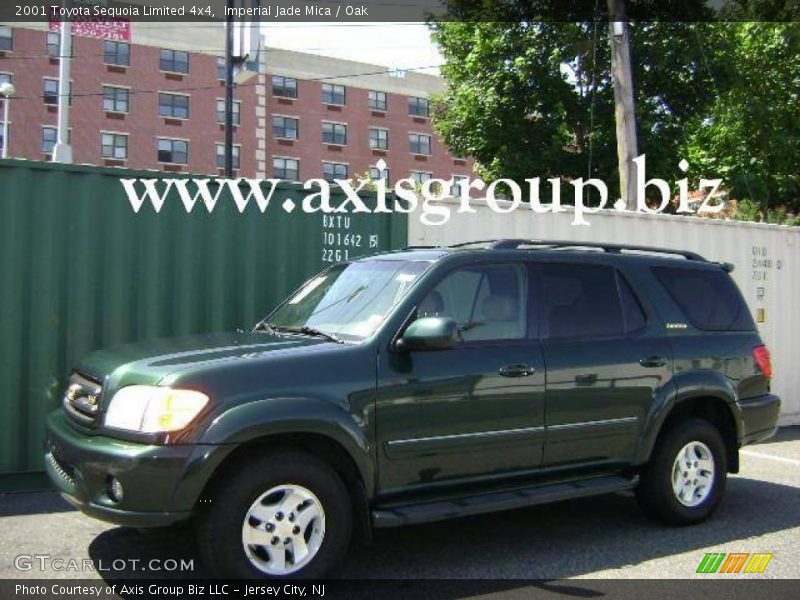 Imperial Jade Mica / Oak 2001 Toyota Sequoia Limited 4x4