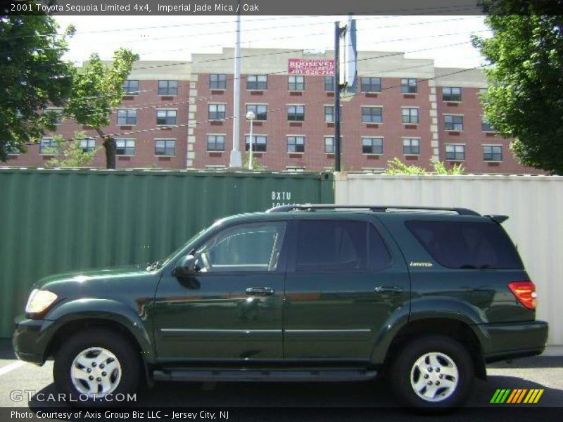 Imperial Jade Mica / Oak 2001 Toyota Sequoia Limited 4x4