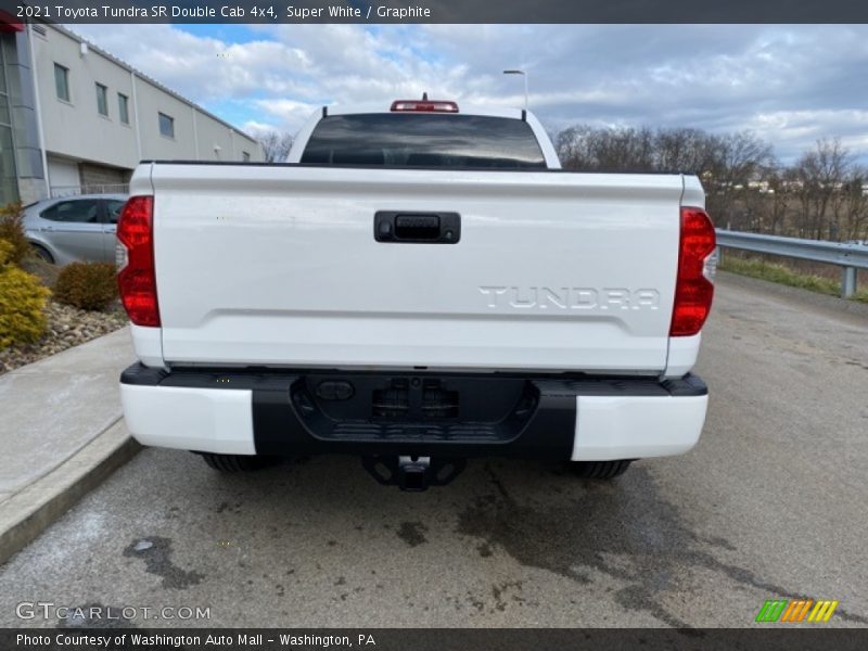 Super White / Graphite 2021 Toyota Tundra SR Double Cab 4x4