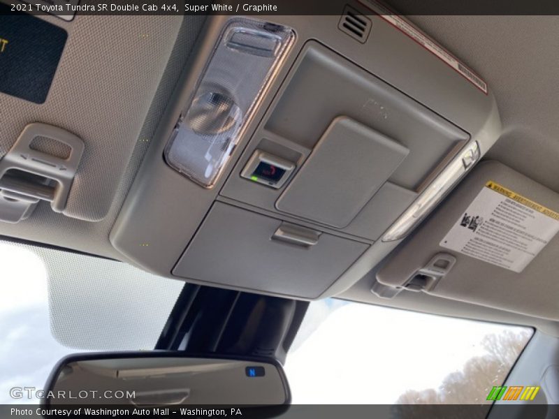 Super White / Graphite 2021 Toyota Tundra SR Double Cab 4x4