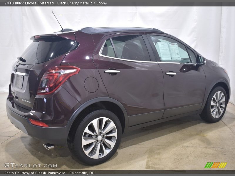 Black Cherry Metallic / Ebony 2018 Buick Encore Preferred
