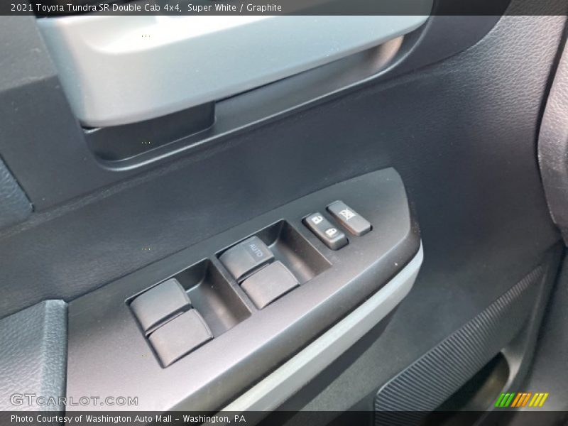 Super White / Graphite 2021 Toyota Tundra SR Double Cab 4x4