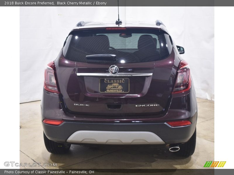 Black Cherry Metallic / Ebony 2018 Buick Encore Preferred
