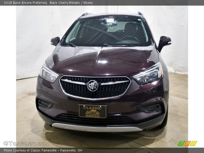 Black Cherry Metallic / Ebony 2018 Buick Encore Preferred