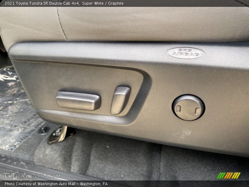 Super White / Graphite 2021 Toyota Tundra SR Double Cab 4x4