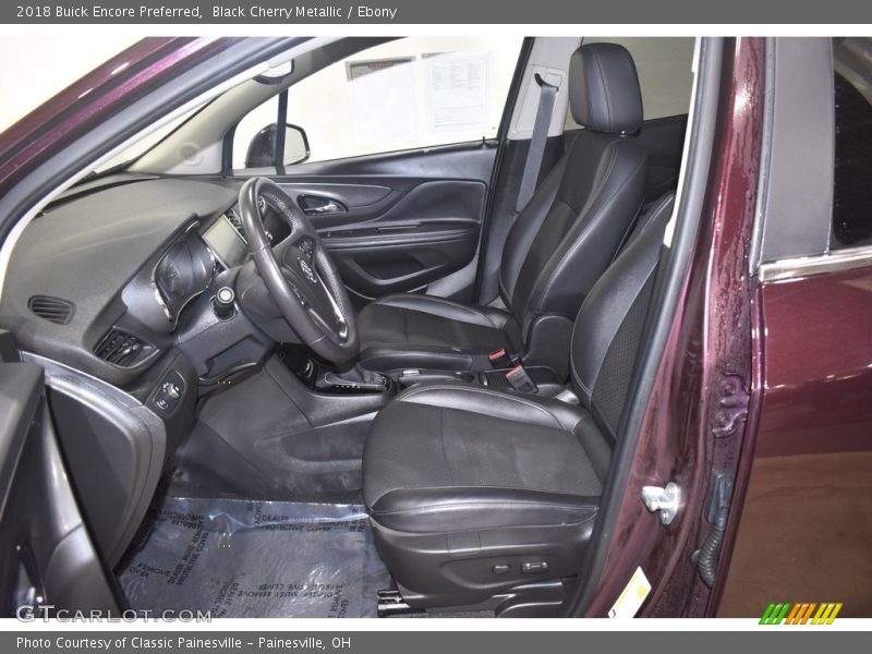 Black Cherry Metallic / Ebony 2018 Buick Encore Preferred
