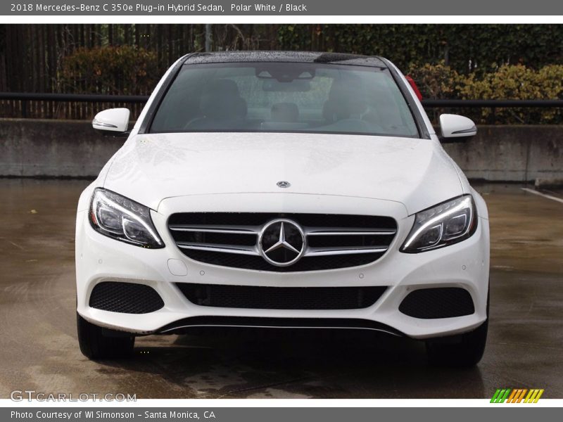 Polar White / Black 2018 Mercedes-Benz C 350e Plug-in Hybrid Sedan