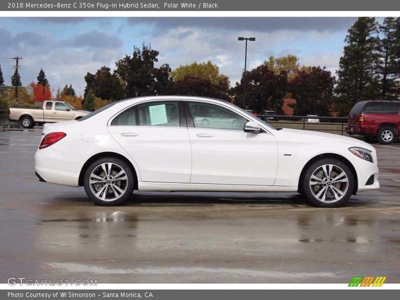 Polar White / Black 2018 Mercedes-Benz C 350e Plug-in Hybrid Sedan