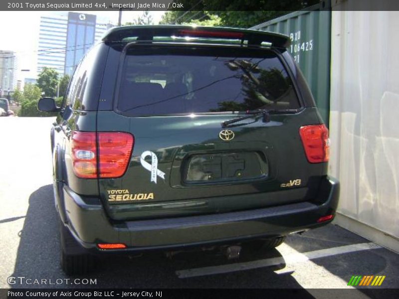 Imperial Jade Mica / Oak 2001 Toyota Sequoia Limited 4x4