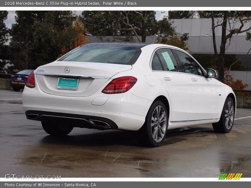 Polar White / Black 2018 Mercedes-Benz C 350e Plug-in Hybrid Sedan