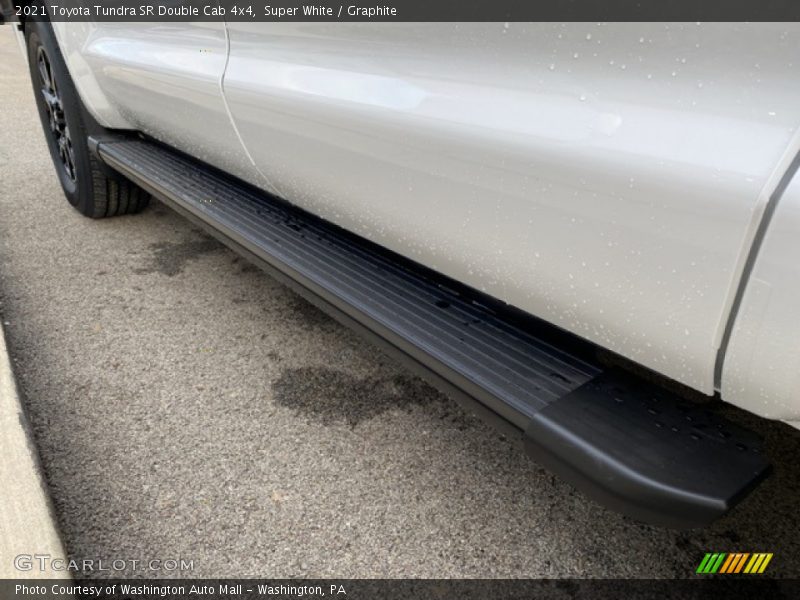 Super White / Graphite 2021 Toyota Tundra SR Double Cab 4x4