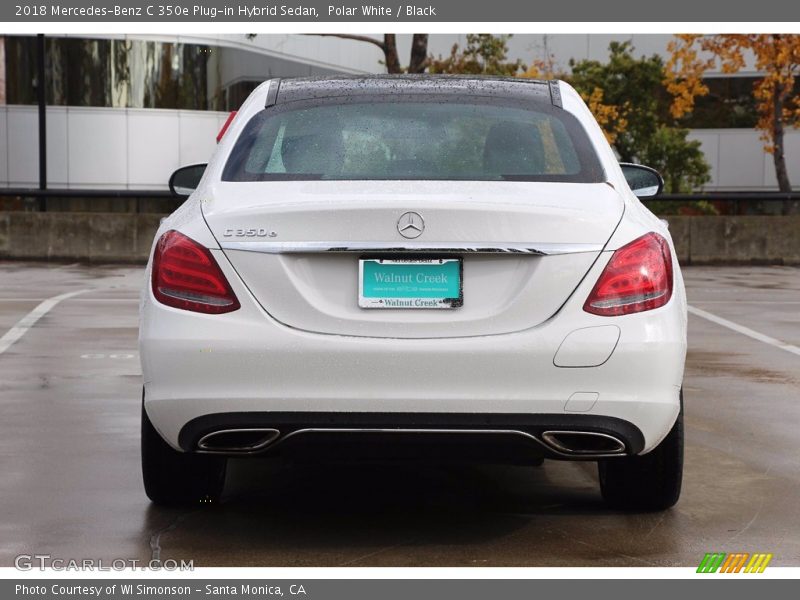 Polar White / Black 2018 Mercedes-Benz C 350e Plug-in Hybrid Sedan