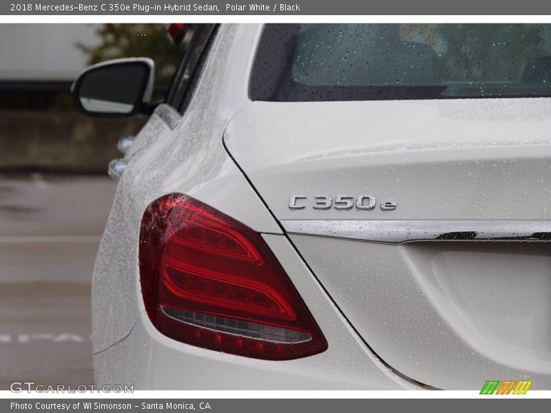 Polar White / Black 2018 Mercedes-Benz C 350e Plug-in Hybrid Sedan