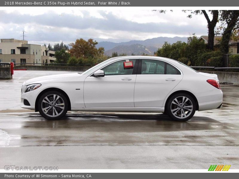 Polar White / Black 2018 Mercedes-Benz C 350e Plug-in Hybrid Sedan