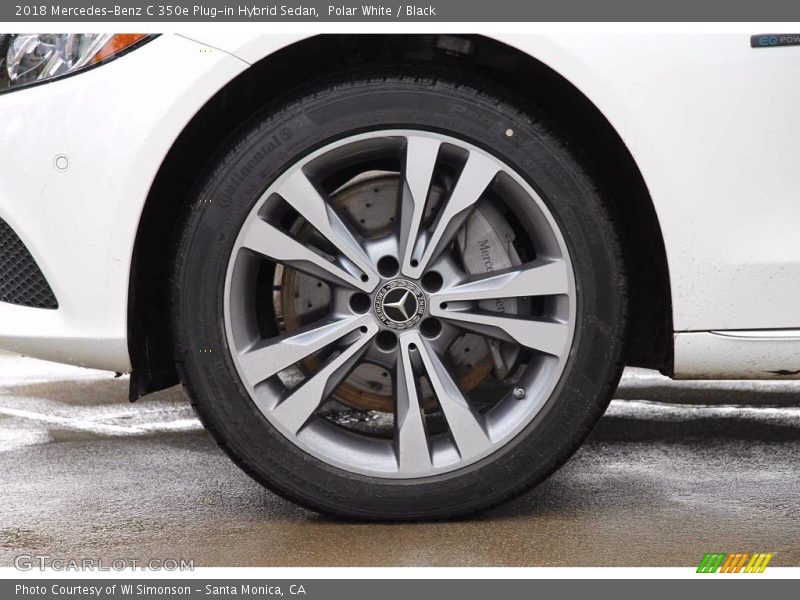 Polar White / Black 2018 Mercedes-Benz C 350e Plug-in Hybrid Sedan
