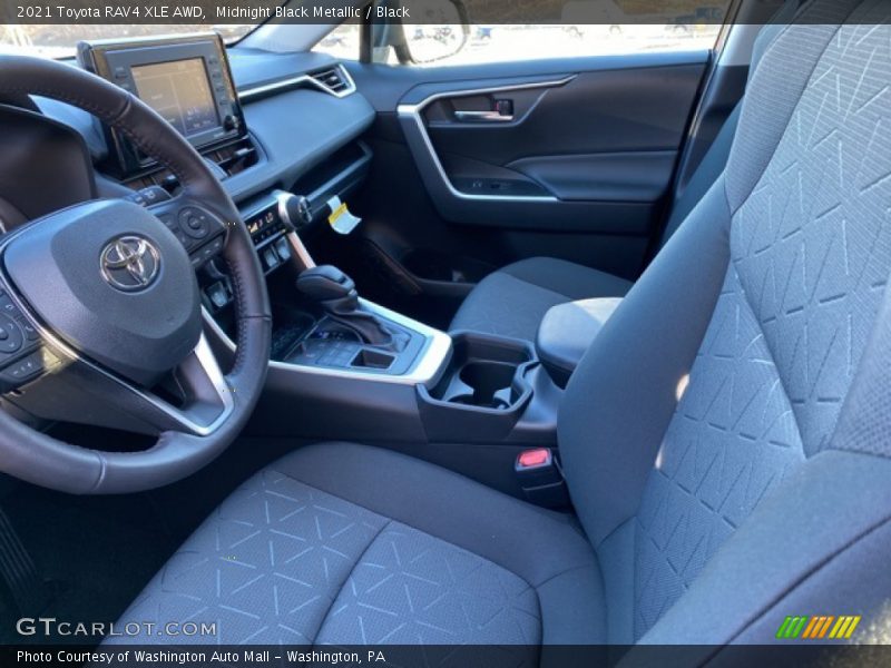 Midnight Black Metallic / Black 2021 Toyota RAV4 XLE AWD