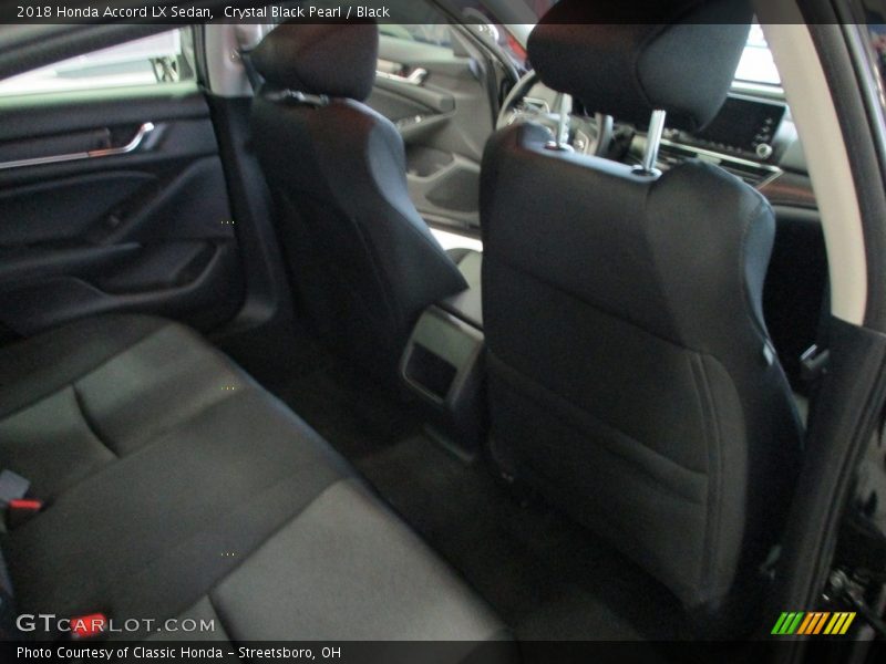 Crystal Black Pearl / Black 2018 Honda Accord LX Sedan