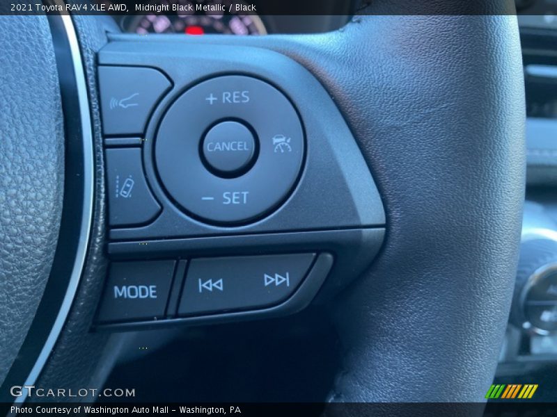 Midnight Black Metallic / Black 2021 Toyota RAV4 XLE AWD