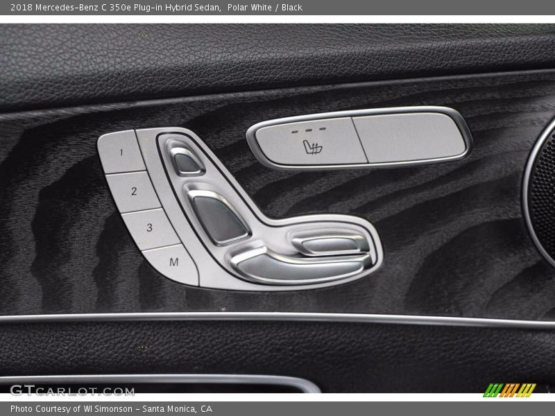Polar White / Black 2018 Mercedes-Benz C 350e Plug-in Hybrid Sedan